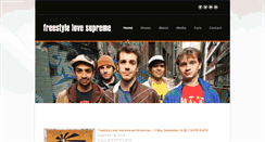 Desktop Screenshot of freestylelovesupreme.com